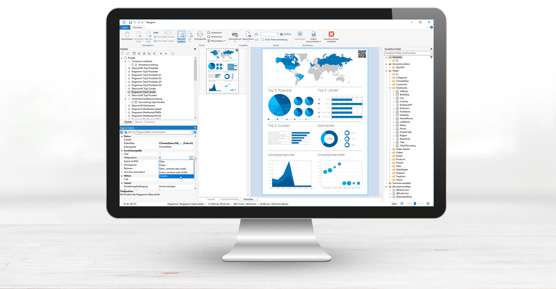 Report Designer List & Label