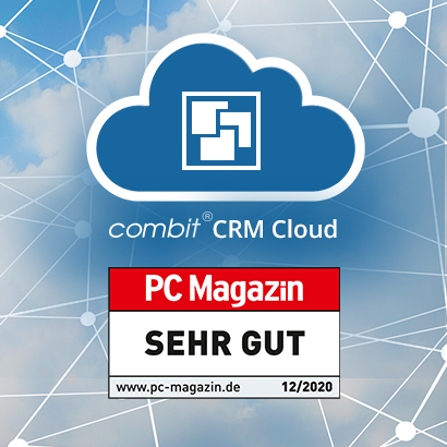 SEHR GUT für combit CRM Cloud