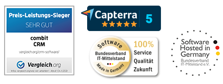 combit CRM Awards und Bewertungen