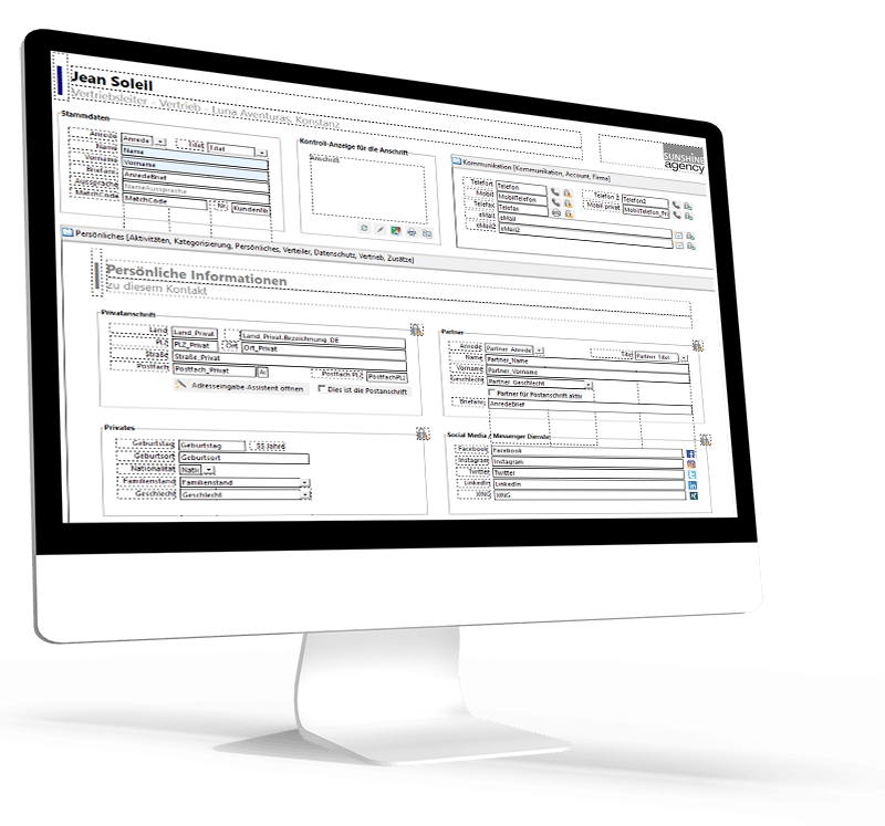 combit CRM Adressmanagement