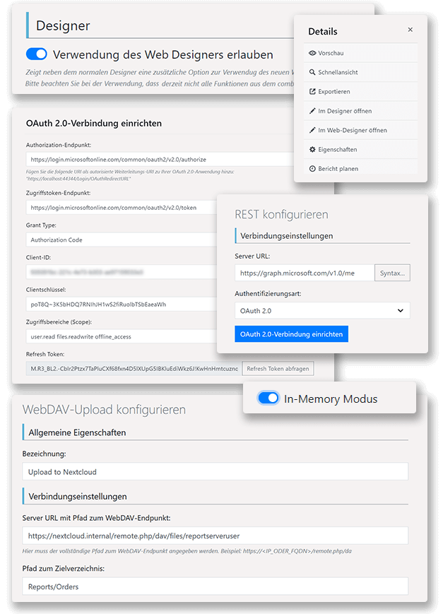 Neue Features im Report Server