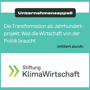 combit unterstützt Appell der Stiftung KlimaWirtschaft