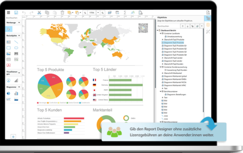 Reporting Tool List & Label für .NET, ASP, C#, C++, Delphi - combit